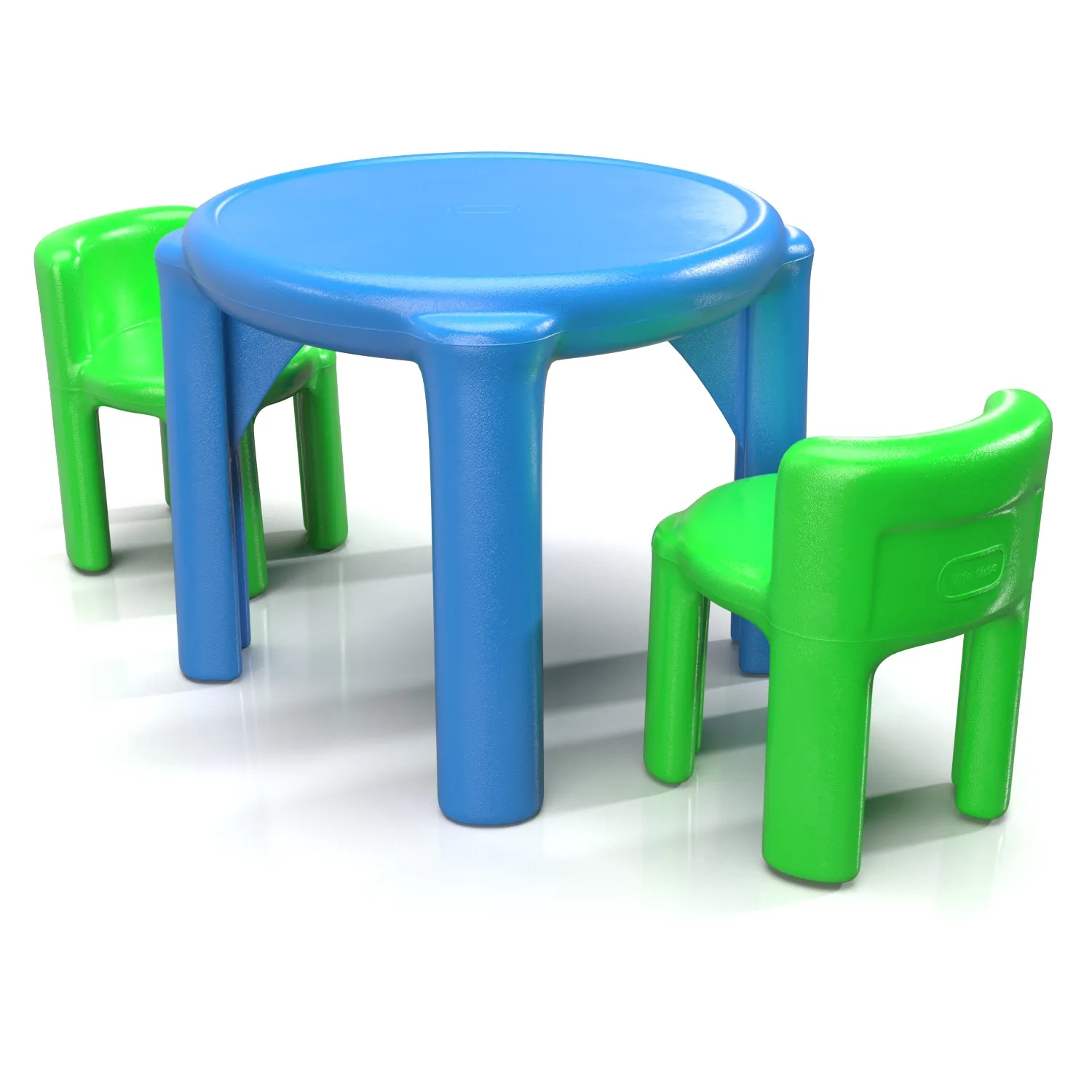 Little Tikes Bright And Bold Table One Chair PBR 3D Model_06